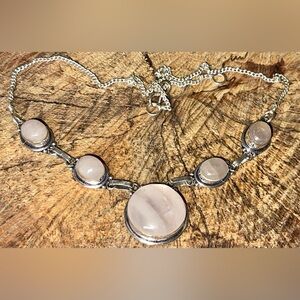 Pale Rose Quartz “Stone of Pure Love” Necklace